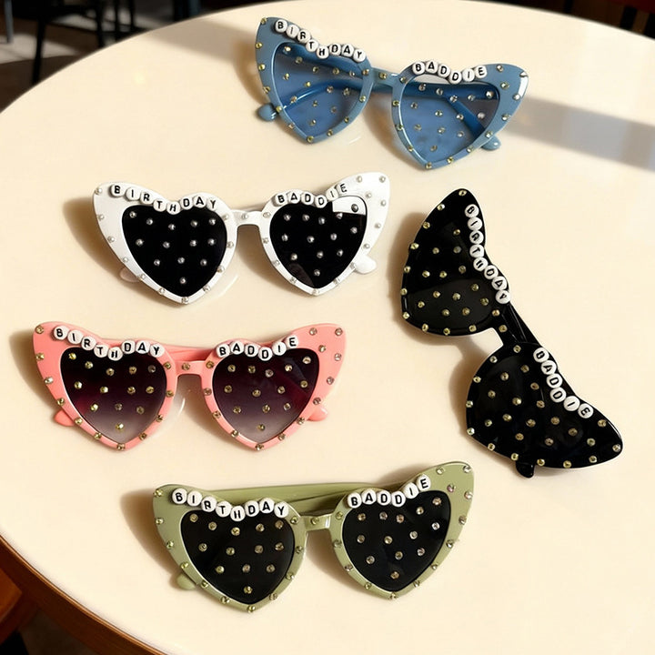 Heart-Shaped Statement Sunglasses Bowlift