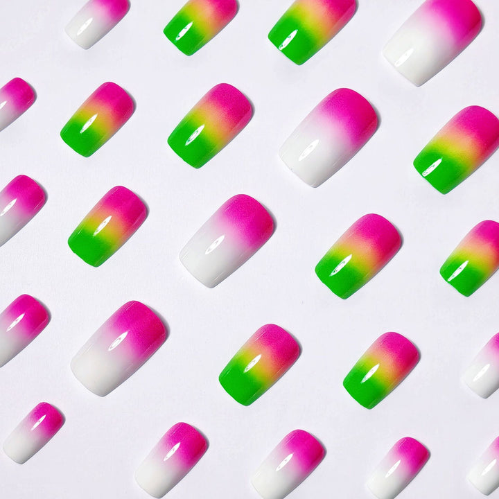 Stylish Ombre Nail Art Design Bowlift