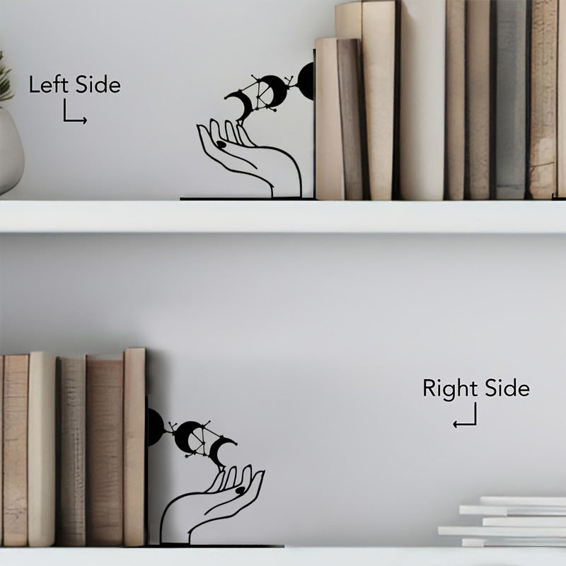 Artistic Handcrafted Metal Bookends