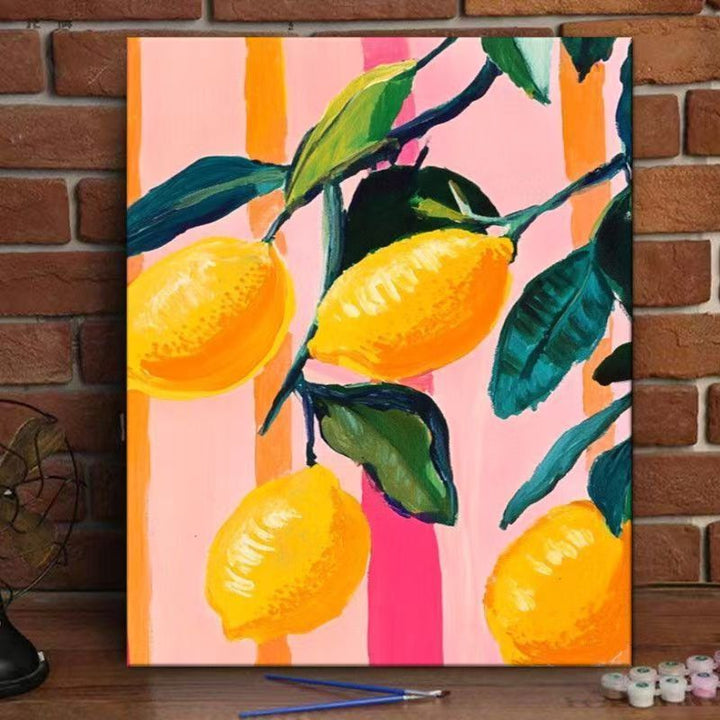 Peach Blossom Decorative Canvas Art Print Bowlift