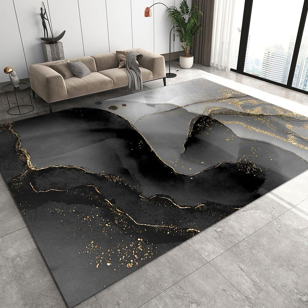 Luxurious Geometric Area Rug Bowlift