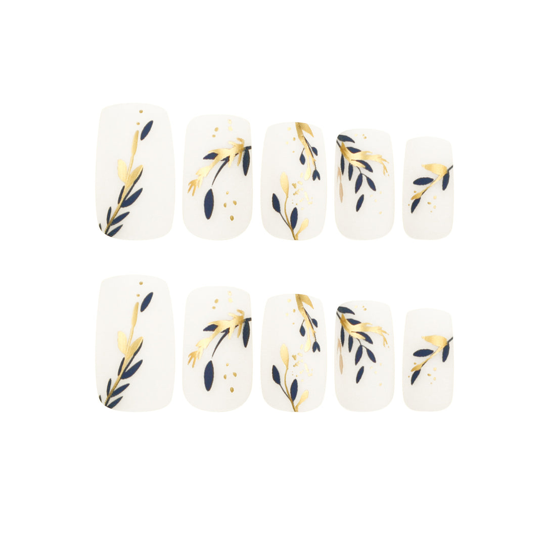 Artistic Press-On Nail Enhancements Bowlift