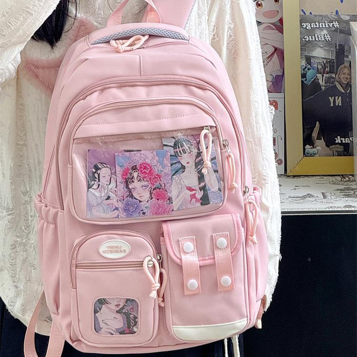 Graphic Illustration Multi-Compartment Backpack