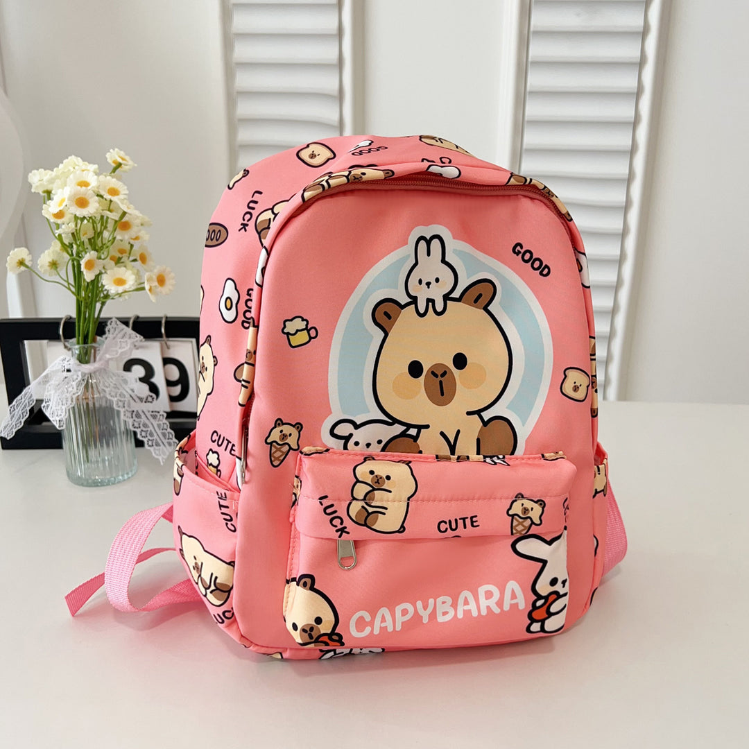 Cute Cartoon-Themed Backpack Bowlift
