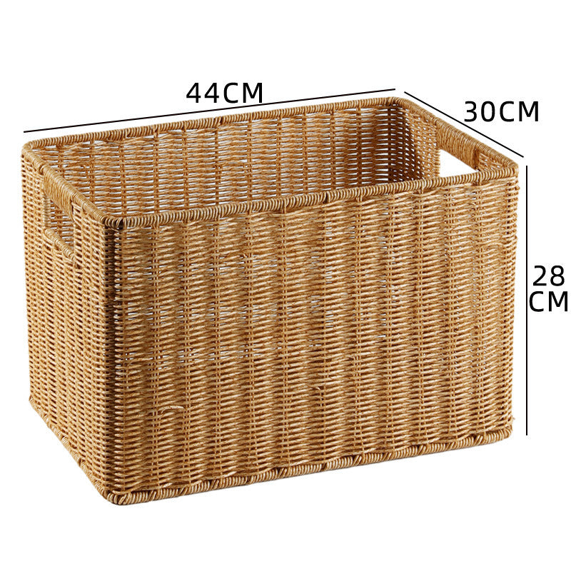 Home Storage Wicker Basket Bowlift