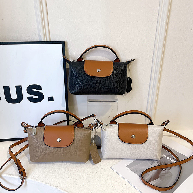 Chic Textured Mini Handbag Bowlift