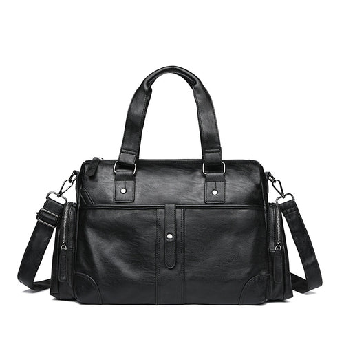 Premium Leather Travel Duffel Bag Bowlift