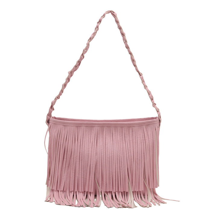 Bohemian Fringe Shoulder Bag Bowlift