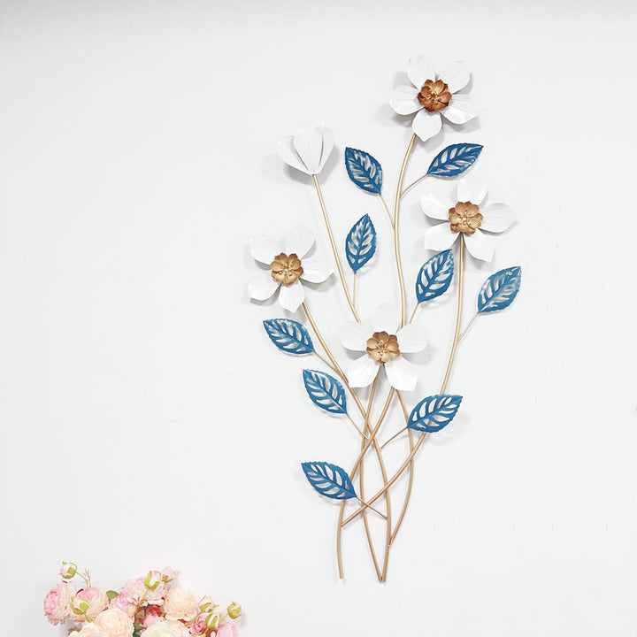 Elegant Floral Wall Sculpture Bowlift