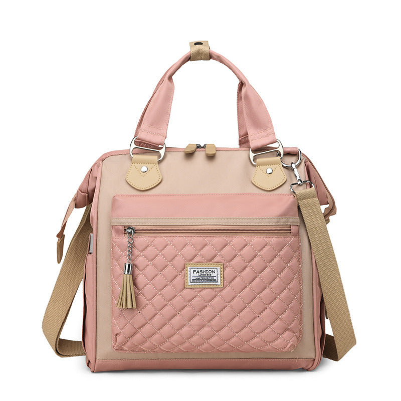 Structured Quilted Satchel Bag Bowlift
