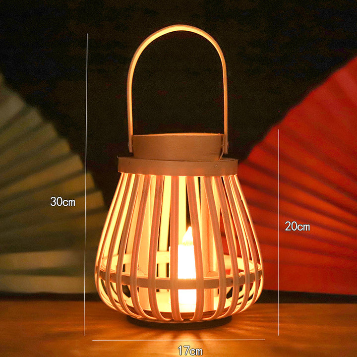 Handmade Lantern Made Of Natural Materials Bowlift