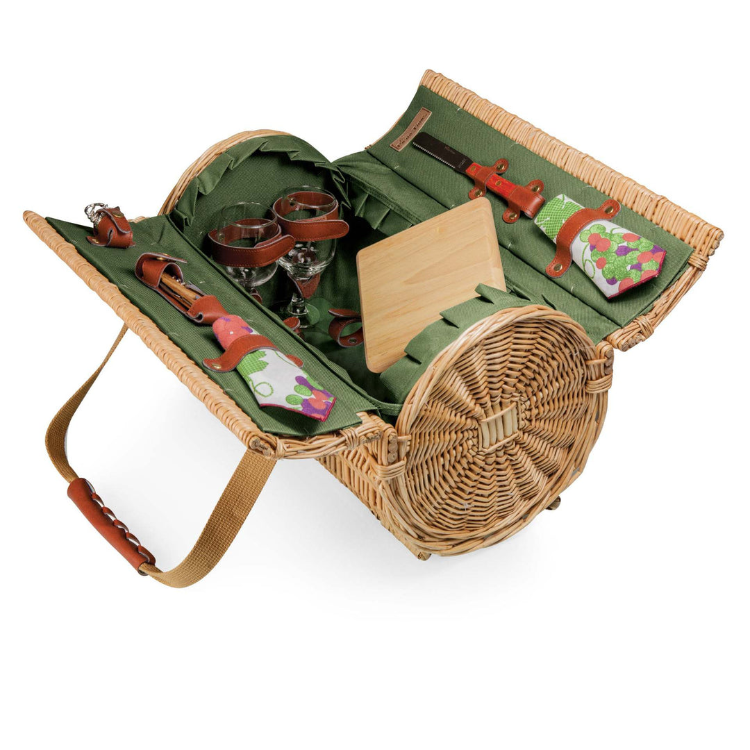 Women's basket with reinforced handle and decorative bows Bowlift