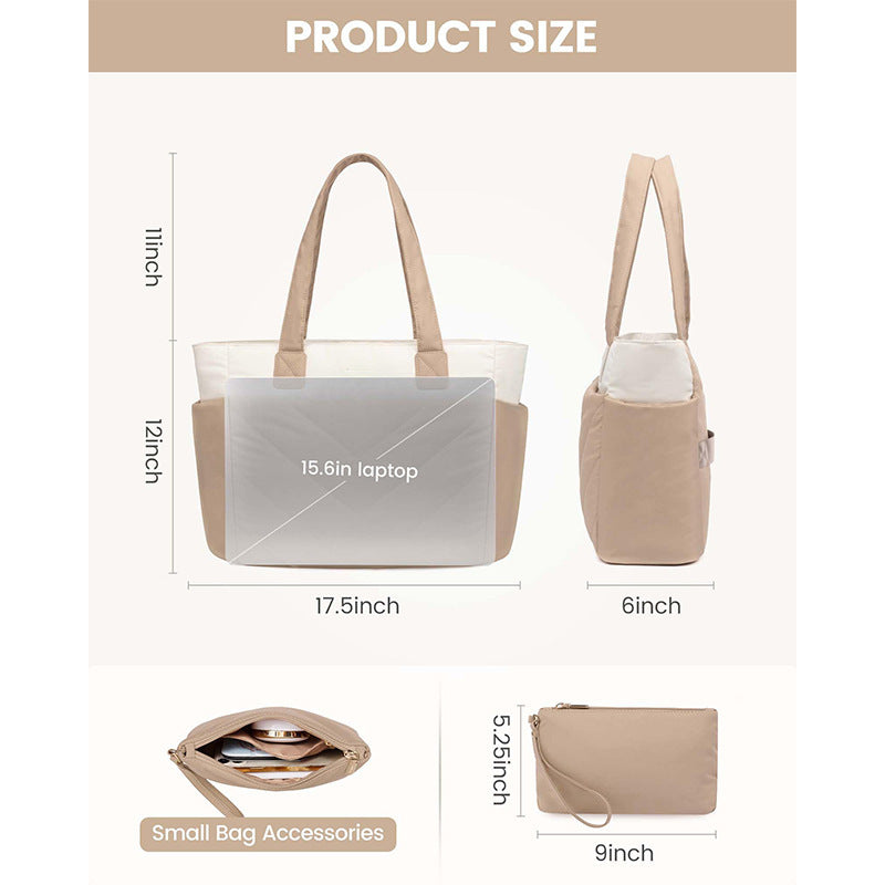 Multifunctional everyday bag with detachable cosmetic bag Bowlift