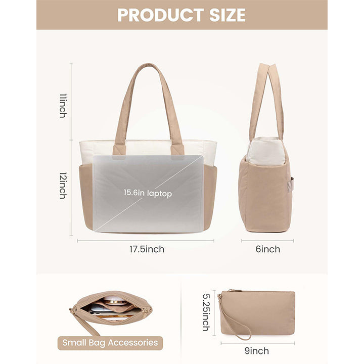Multifunctional everyday bag with detachable cosmetic bag Bowlift