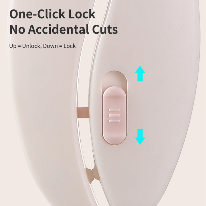 Ergonomic pet nail clippers with safety stop Bowlift
