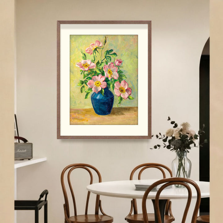 Vintage Flower Couple Wall Display