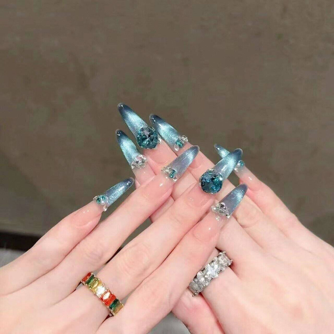 Decorative Glitter Nail Art Extensions Bowlift