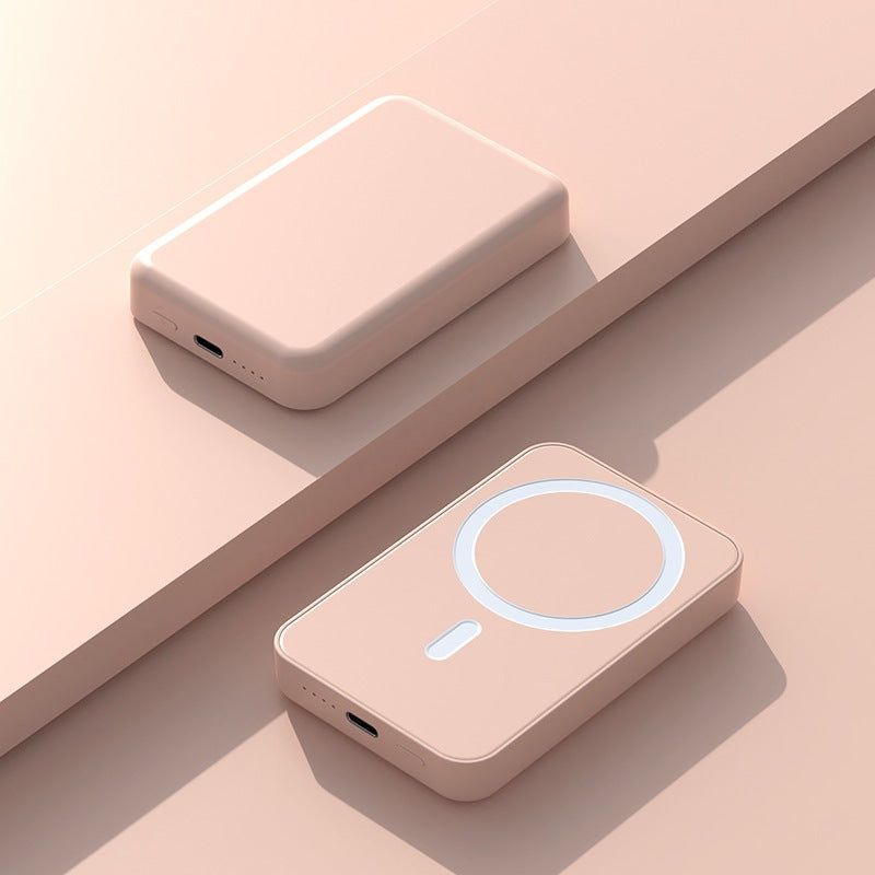 Magnetic power bank with innovative wireless charging function Bowlift