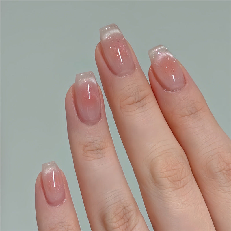 Elegant French Tip Nail Set Bowlift