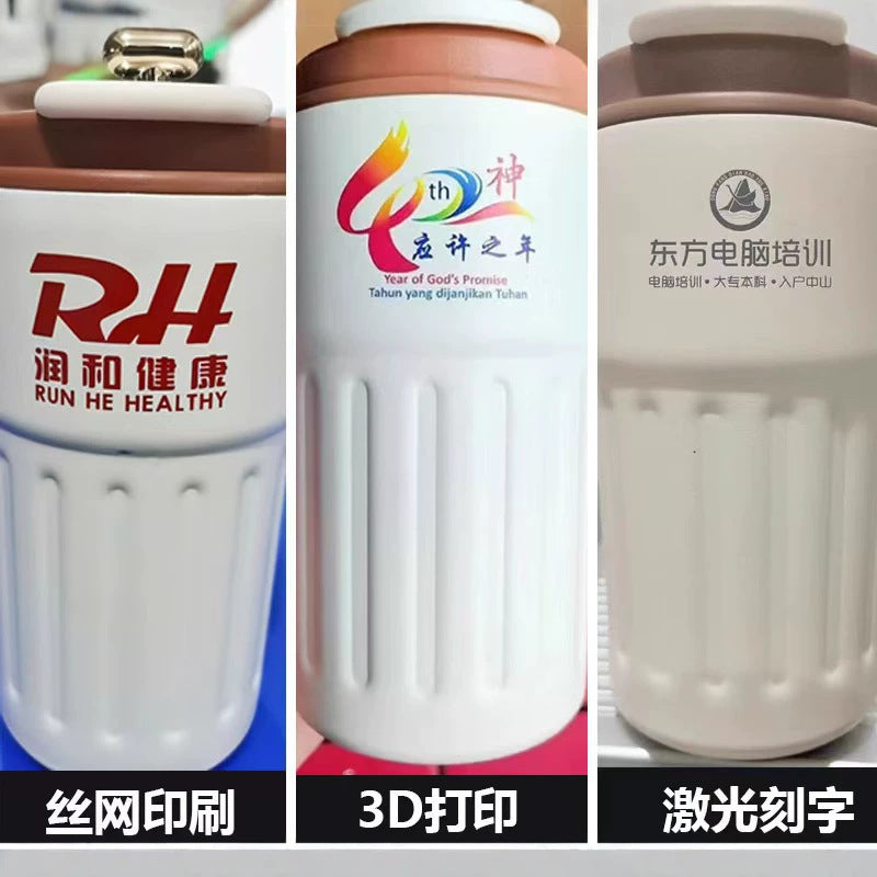Insulated Stainless Steel Travel Coffee Tumbler with Leakproof Lid and Carry Strap Bowlift