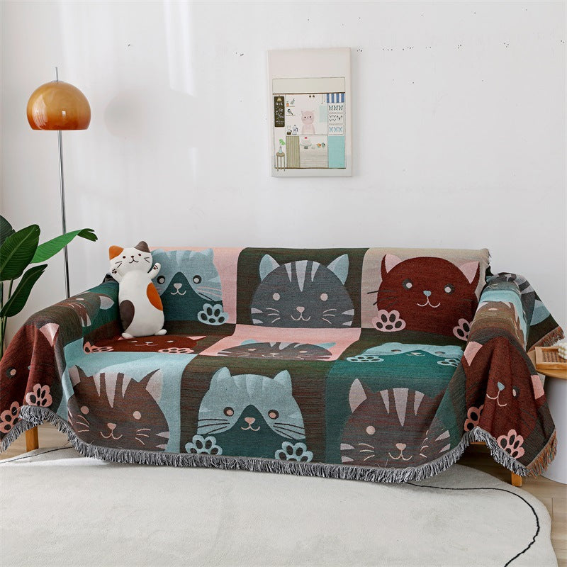 Cat Themed Sofa Cover
