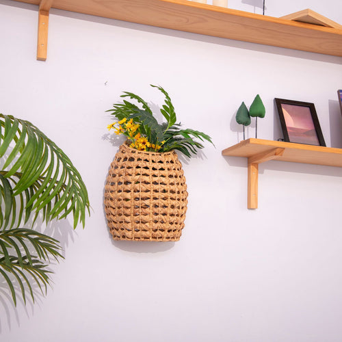 Handwoven Decorative Wall Basket Bowlift