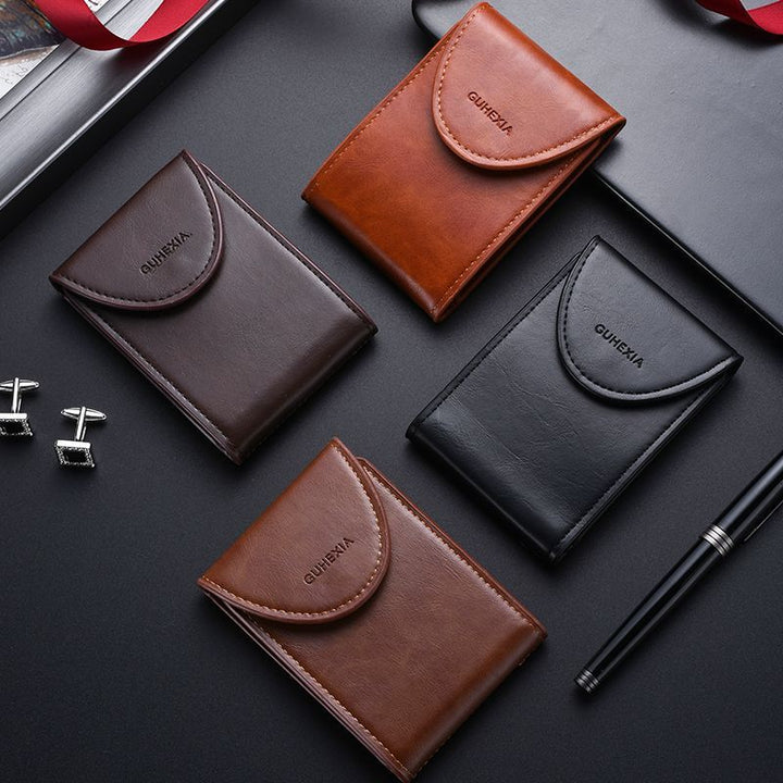 Vintage Leather Card Holder Bowlift