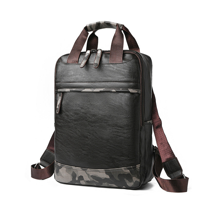 Sophisticated Leather Laptop Backpack Bowlift