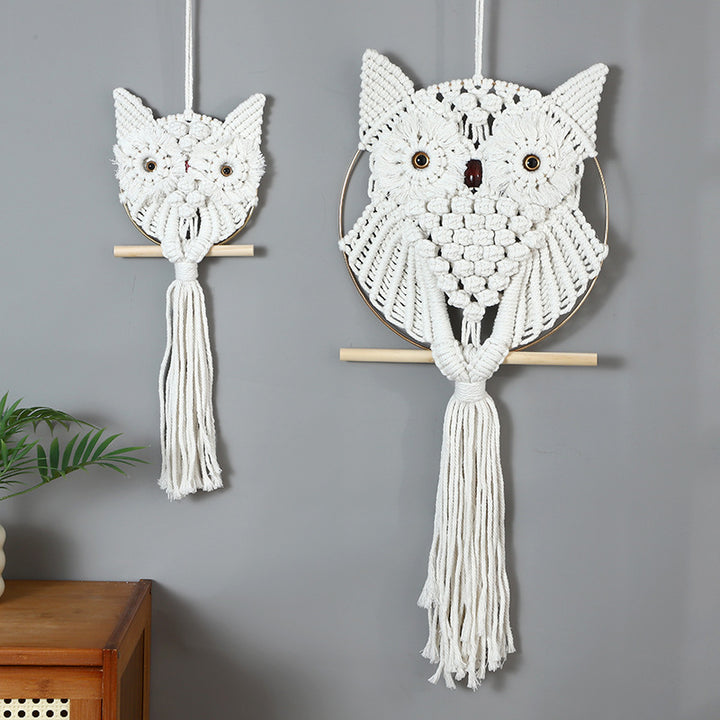 Macrame Owl Wall Hanging Bowlift