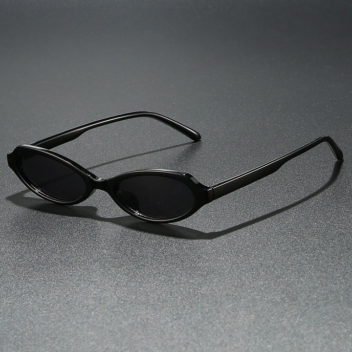 Fashionable Oval Frame Sunglasses Bowlift