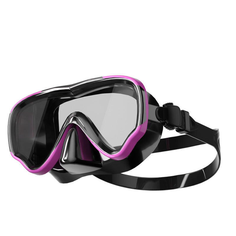 Diving mask with comfortable silicone cover Bowlift