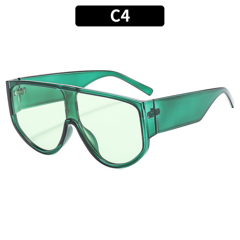Futuristic Oversized Shield Sunglasses