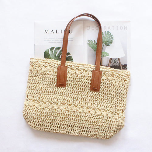 Handmade straw bag Bowlift