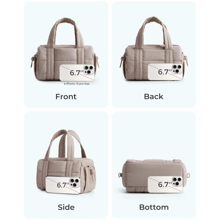 Comfortable travel bag with removable shoulder strap Bowlift