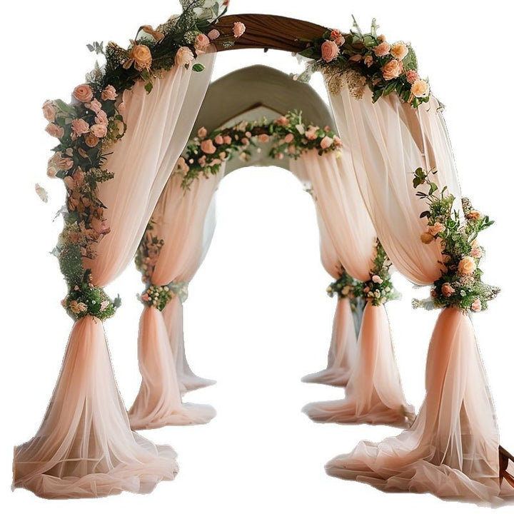 Elegant Wedding Arch Decor Bowlift