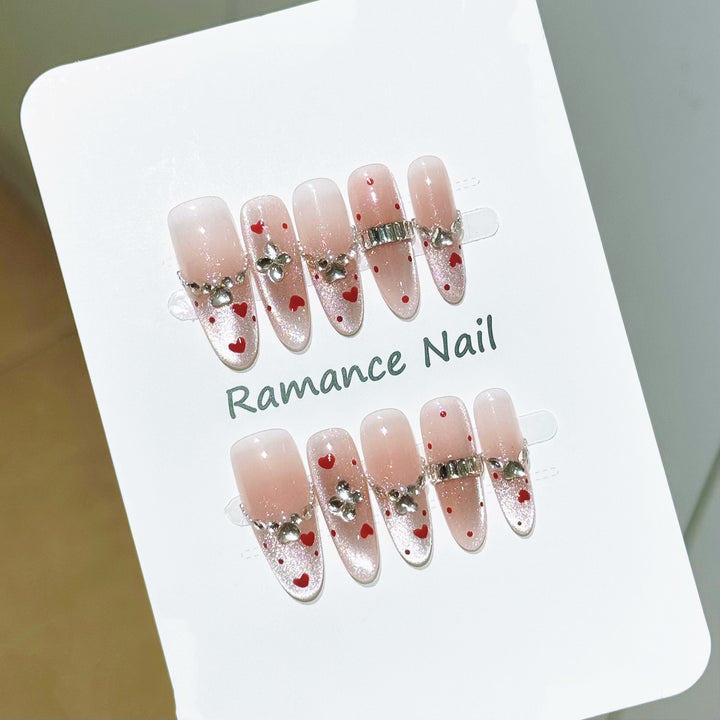 Designer Press-On Nails Bowlift