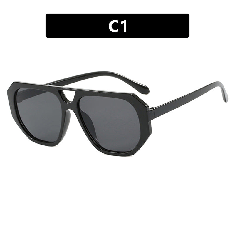 Women's sunglasses in fashionable hexagon design with UV protection Bowlift