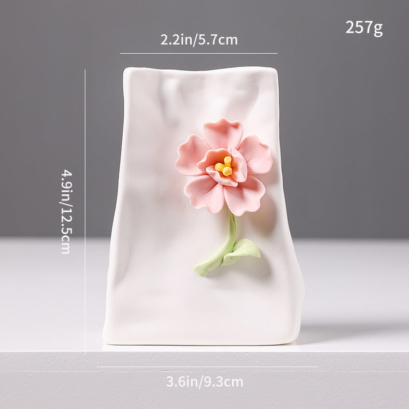 Decorative Floral Pitcher Ornament