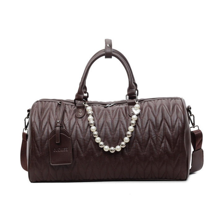 Noble travel bag in modern diamond design Bowlift