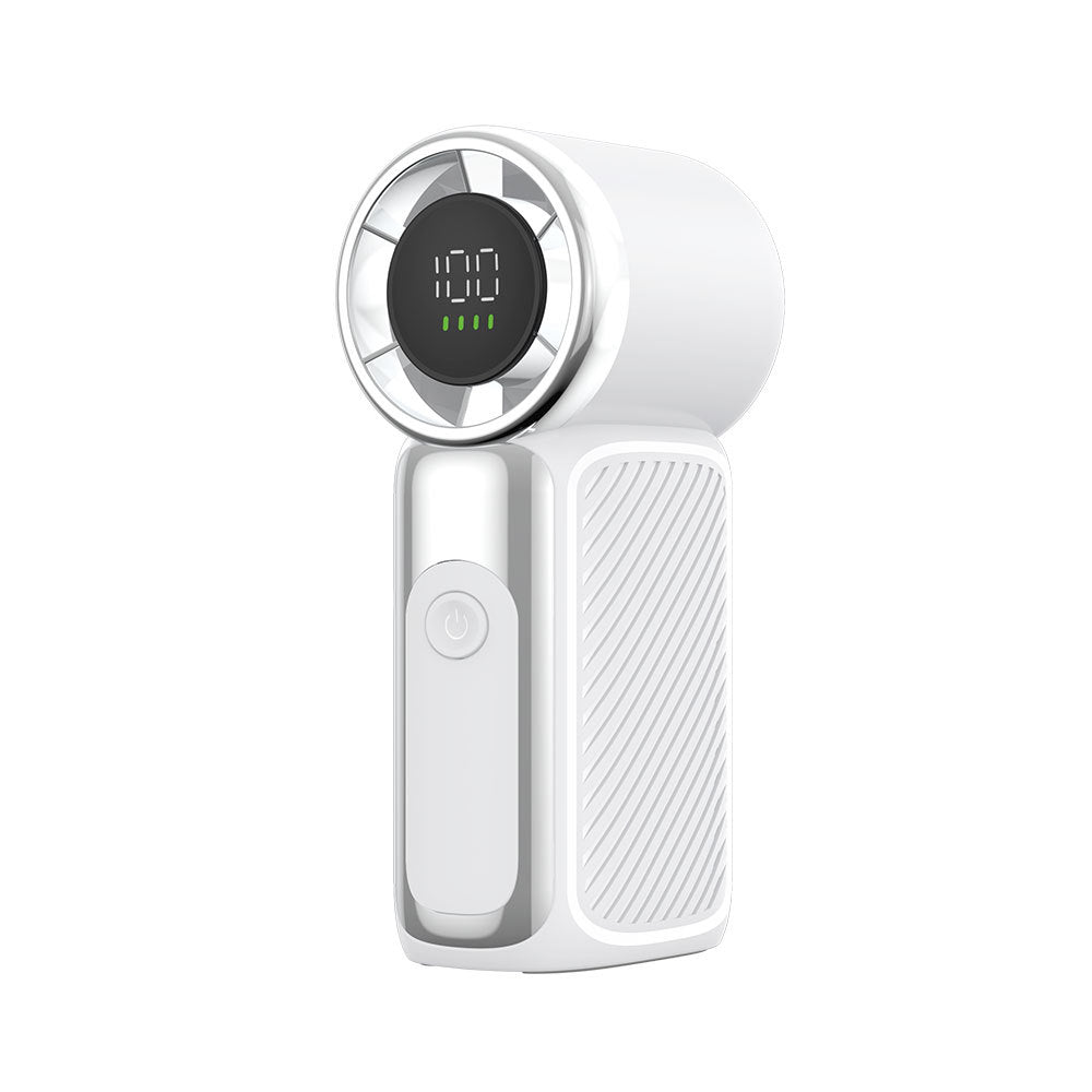 Unisex Portable Digital Display Handheld Fan Bowlift