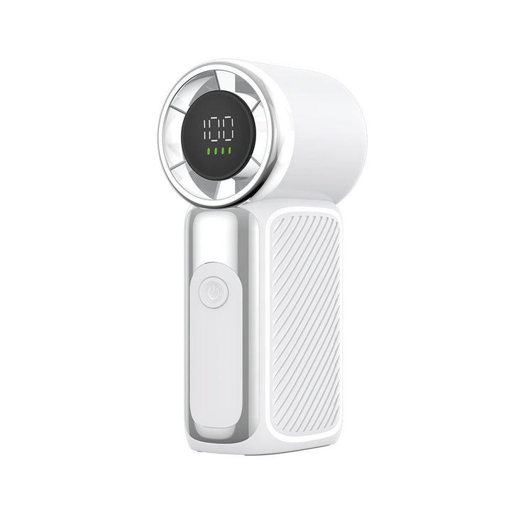 Unisex Portable Digital Display Handheld Fan Bowlift