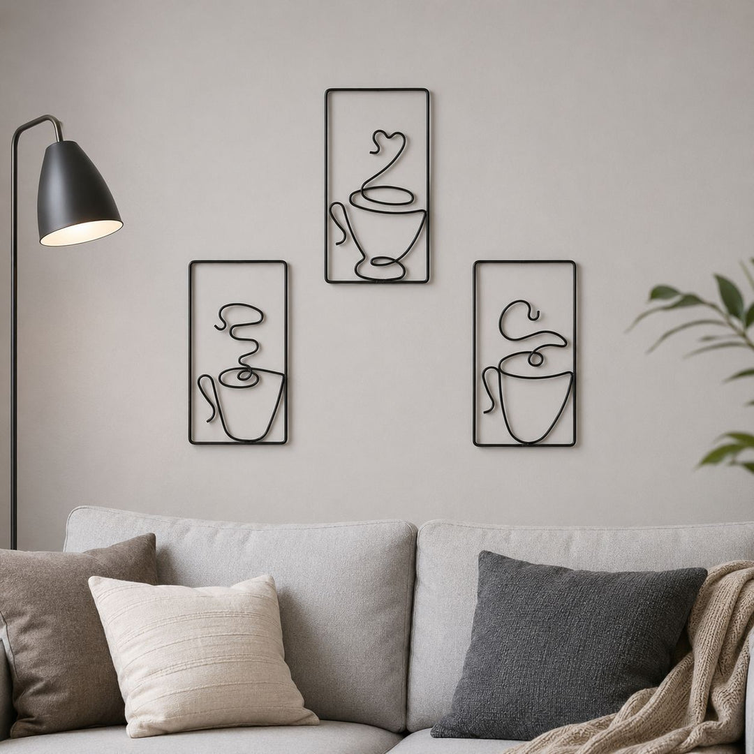 Modern Wire Art Wall Decoration