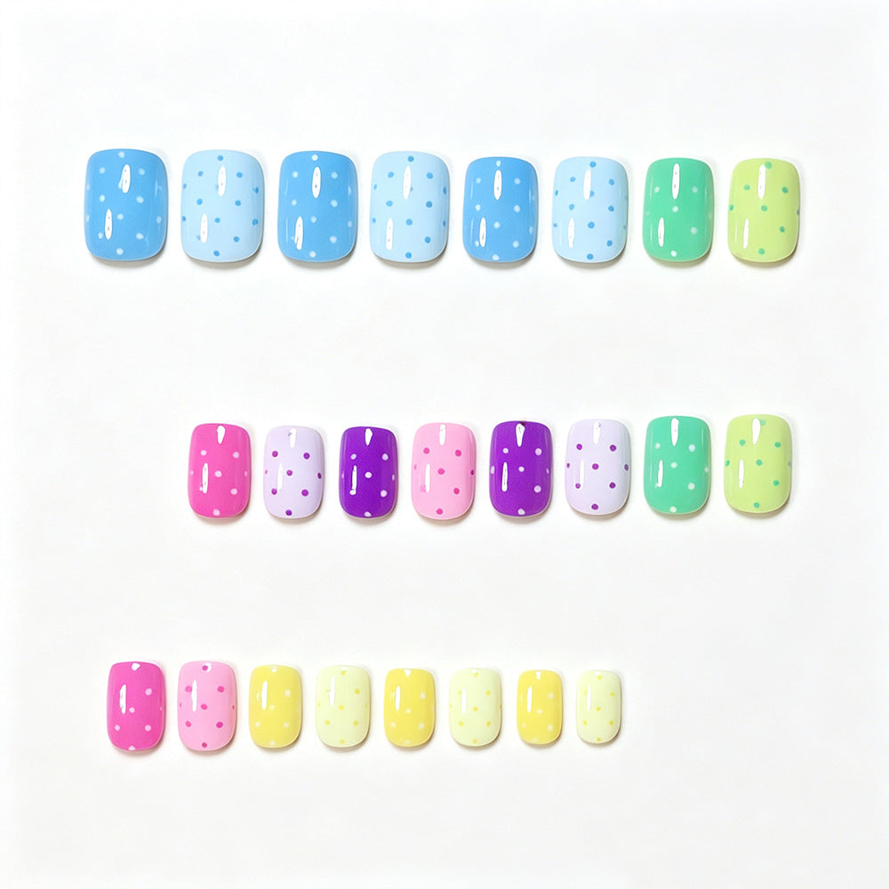Playful Polka Dot Nail Wraps Bowlift