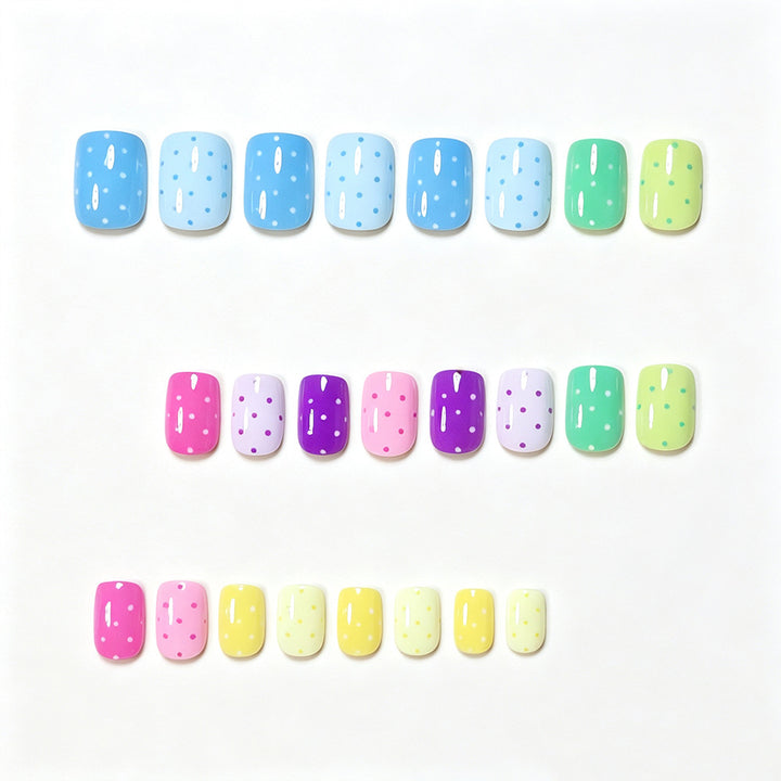 Playful Polka Dot Nail Wraps Bowlift