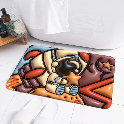 Galaxy-Themed Soft Bath Mat