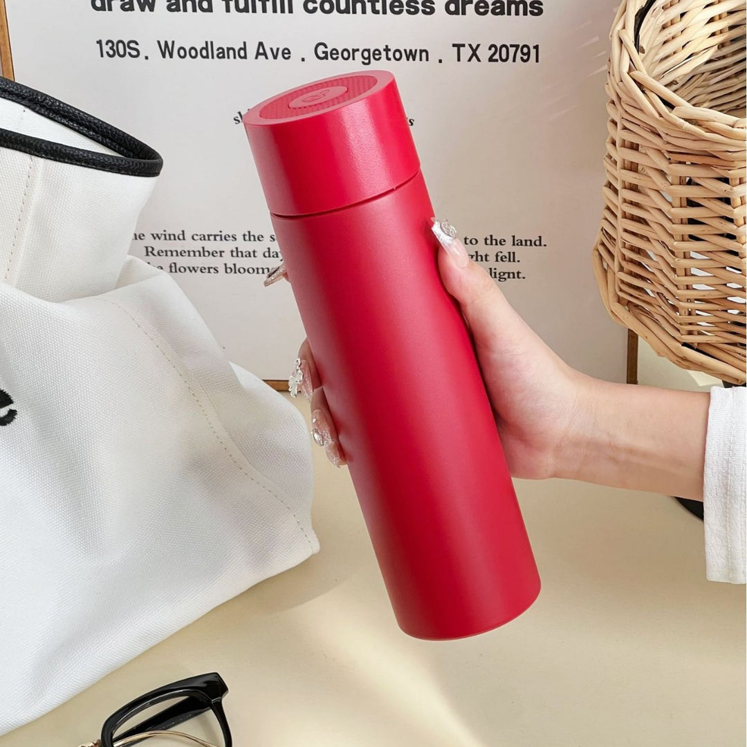 Women's Insulated Drinking Bottle with Anticolonized Lid Bowlift