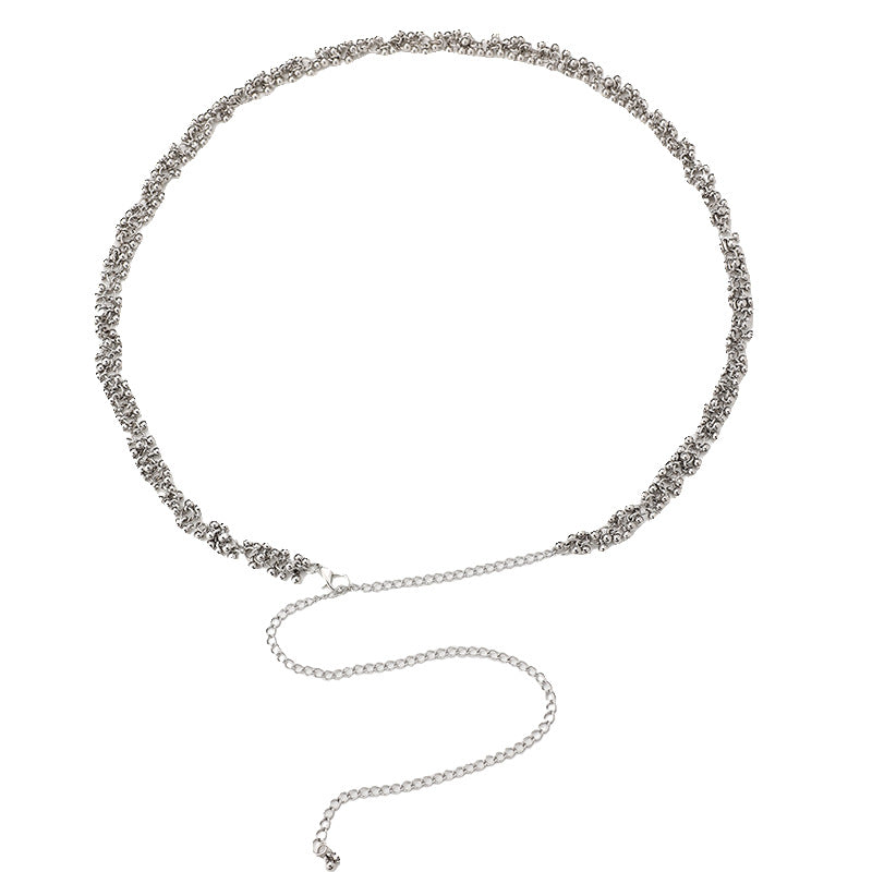 Sparkling chain belt with rhinestones Bowlift