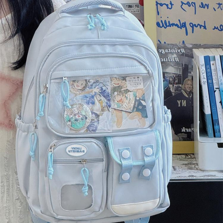 Graphic Illustration Multi-Compartment Backpack