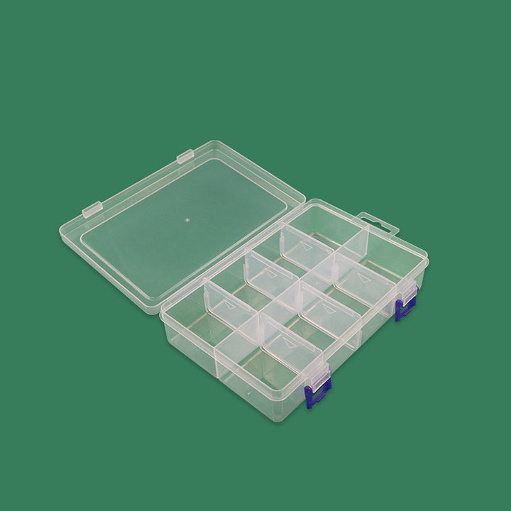 Multi-Compartment Craft Supply Storage Box with Secure Latches Bowlift
