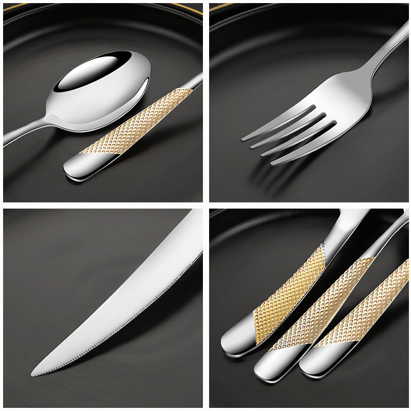 Fine and elegant table knife with non-slip handle Bowlift